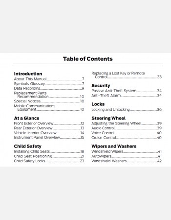 ford ranger 2014-2015 owners manual